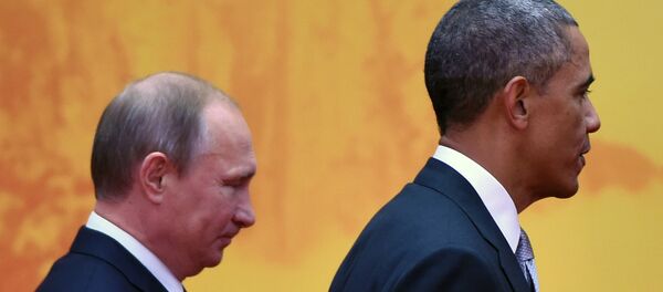Presidente de Rusia, Vladímir Putin y presidente de EEUU, Barack Obama (archivo) - Sputnik Mundo