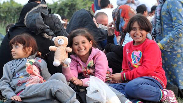 Niños refugiados - Sputnik Mundo