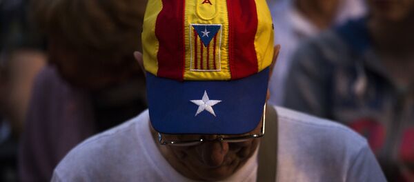 Partidario de la independencia de Cataluña - Sputnik Mundo