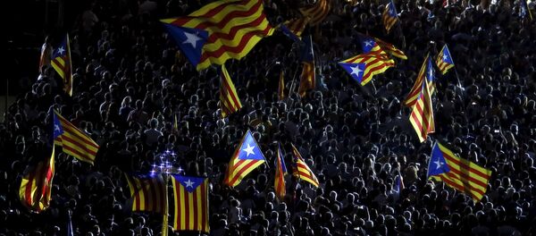 Banderas de Cataluña Banderas de Cataluña - Sputnik Mundo