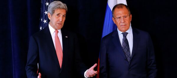 Secretario de Estado de EEUU, John Kerry y ministro de Exteriores de Rusia, Serguéi Lavrov (archivo) - Sputnik Mundo