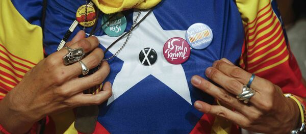 Partidario de la independencia de Cataluña - Sputnik Mundo
