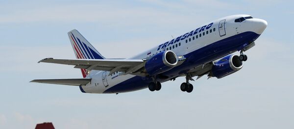 Avión de la aerolínea rusa Transaero - Sputnik Mundo