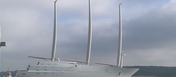 Empresario ruso presenta su yate, el mayor del mundo Empresario ruso presenta su yate, el mayor del mundo - Sputnik Mundo