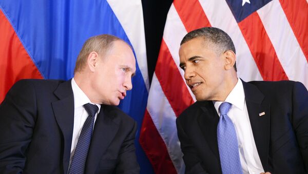 Vladímir Putin, presidente de Rusia, y Barack Obama, presidente de EEUU (archivo) - Sputnik Mundo