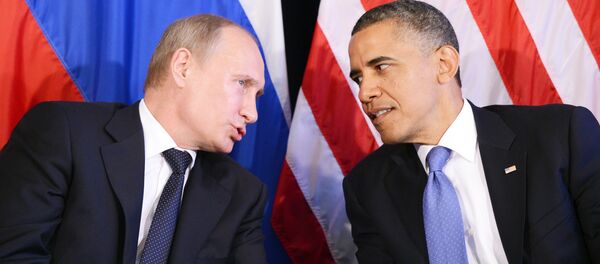 Vladímir Putin, presidente de Rusia, y Barack Obama, presidente de EEUU (archivo) - Sputnik Mundo