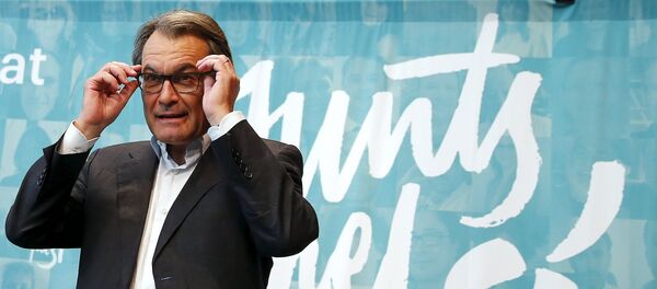 Artur Mas, presidente de Cataluña, el 28 de septiembre, 2015 - Sputnik Mundo