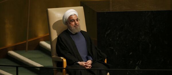 Hasán Rohani, presidente de Irán, durante la Asamblea General de la ONU - Sputnik Mundo