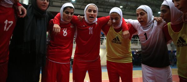 La selección nacional de fútbol femenino de Irán (Archivo) - Sputnik Mundo