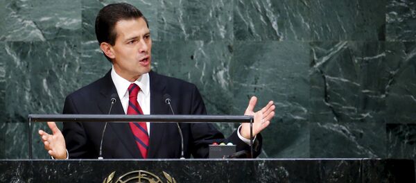 Enrique Peña, presidente de México - Sputnik Mundo