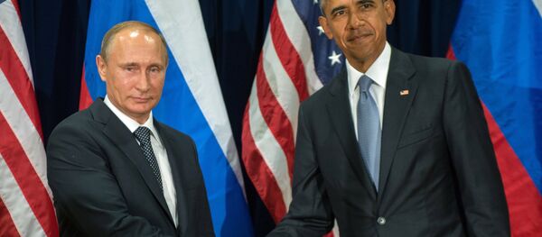 Presidente de Rusia, Vladímir Putin y presidente de EEUU, Barack Obama (archivo) - Sputnik Mundo