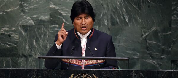 Evo Morales, presidente de Bolivia - Sputnik Mundo