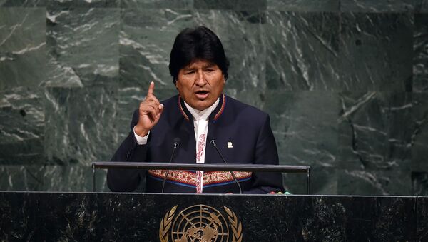 Evo Morales, presidente de Bolivia - Sputnik Mundo