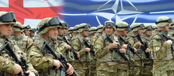 Soldados georgianos (archivo) - Sputnik Mundo