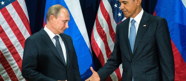 Vladímir Putin, presidente de Rusia, y Barack Obama, presidente de EEUU (archivo) - Sputnik Mundo