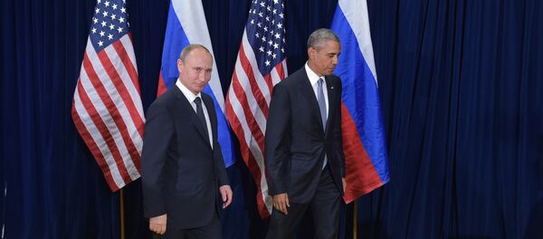 Presidente de Rusia, Vladímir Putin y presidente de EEUU, Barack Obama - Sputnik Mundo
