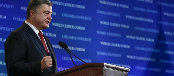 El presidente de Ucrania, Petró Poroshenko - Sputnik Mundo