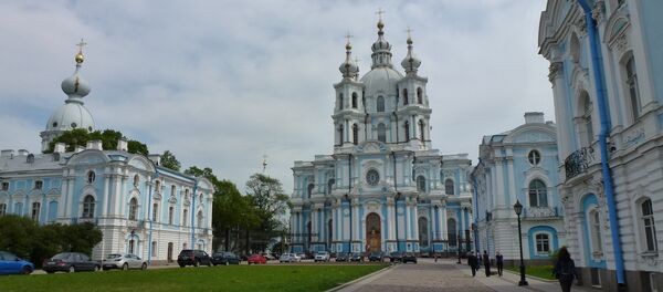 Sede de la Conferencia, Facultad de Relaciones Internacionales de la Universidad Estatal de San Petersburgo, ex-monasterio Smolny - Sputnik Mundo