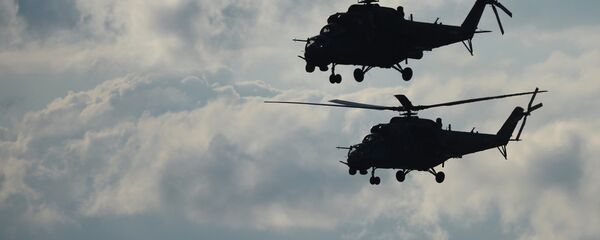 Helicópteros de combate Mi-35 - Sputnik Mundo