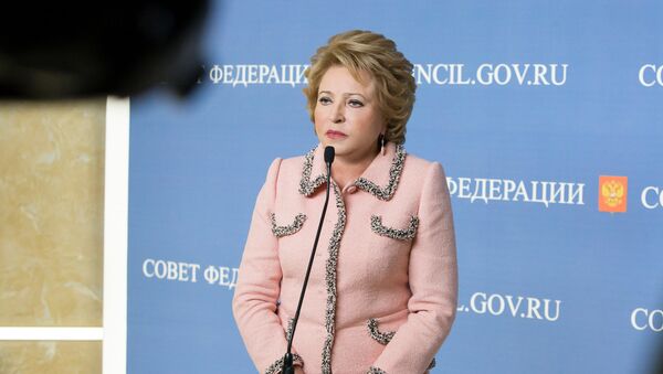 Valentina Matvienko, presidenta del Consejo de la Federación de Rusia - Sputnik Mundo