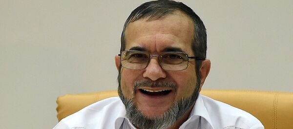 El máximo líder de las FARC, Rodrigo Londoño Echeverri, alias 'Timochenko' - Sputnik Mundo