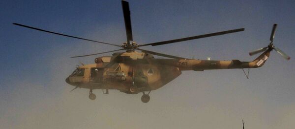 Un helicóptero afgano (imagen ilustrativa) - Sputnik Mundo