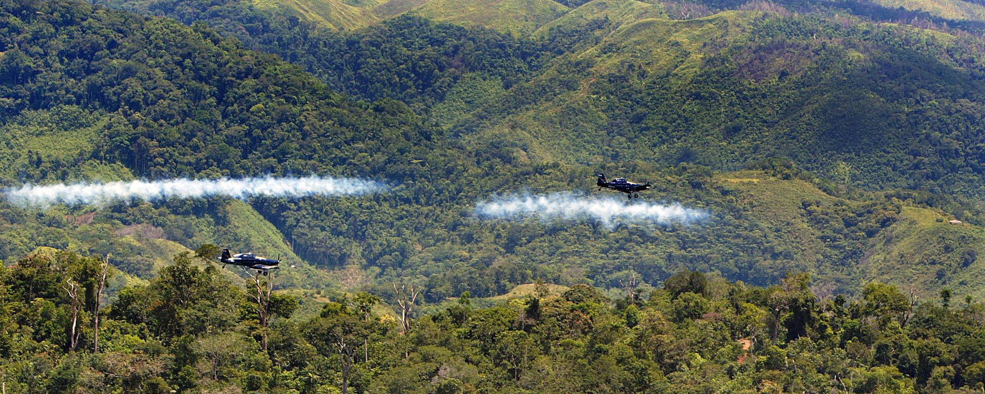 Fumigación aérea de glifosato contra la coca - Sputnik Mundo, 1920, 13.04.2021