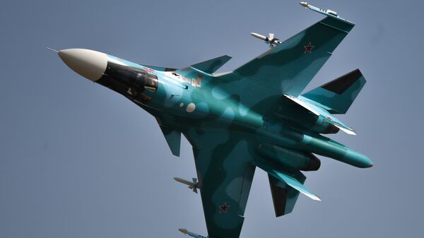 Cazabombardero ruso Sukhoi Su-34 - Sputnik Mundo