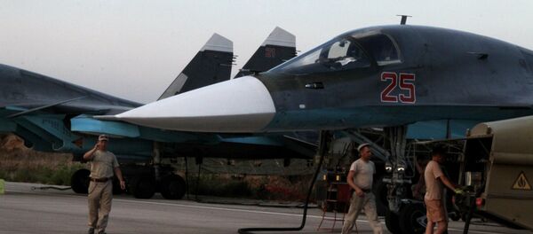Avión ruso Su-34 en Siria (Archivo) - Sputnik Mundo