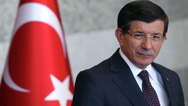 Ahmet Davutoglu, primer ministro de Turquía - Sputnik Mundo