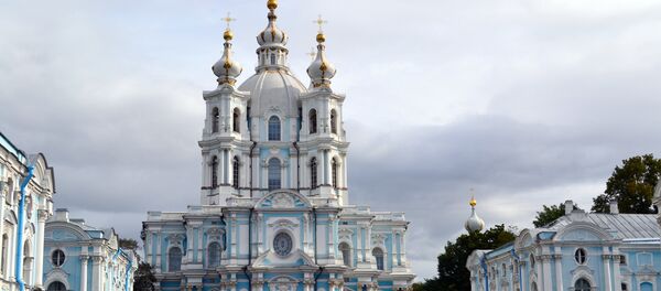 Sede de la conferencia, Facultad de Relaciones Internacionales de la Universidad Estatal de San Petersburgo, ex-monasterio Smolny - Sputnik Mundo