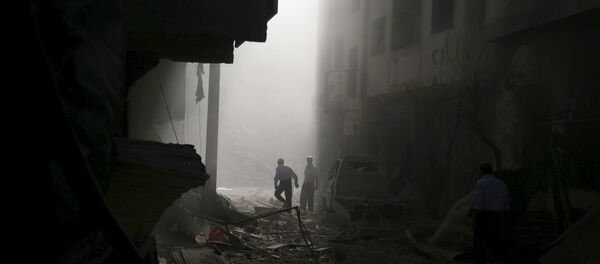 La localidad de Guta Oriental, suburbio dLa localidad de Guta Oriental, suburbio de Damasco (Archivo)e Damasco - Sputnik Mundo