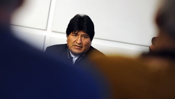 Evo Morales, presidente de Bolivia - Sputnik Mundo