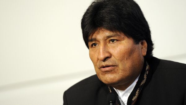 Evo Morales, presidente de Bolivia (archivo) - Sputnik Mundo