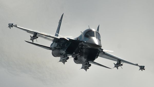 Caza ruso Su-34 Caza ruso Su-34 - Sputnik Mundo