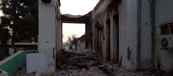 Hospital de Médicos sin Fronteras en Kunduz tras sufrir un bombardeo (Archivo) - Sputnik Mundo