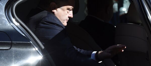 Petró Poroshenko, presidente de Ucrania, durante la cumbre en París - Sputnik Mundo