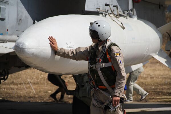 Operación aérea de Rusia en Siria Operación aérea de Rusia en Siria - Sputnik Mundo