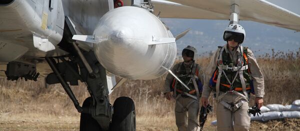 Pilotos rusos en Siria - Sputnik Mundo