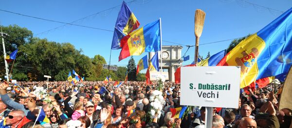 Mitin antigubernamental en Chisinau - Sputnik Mundo