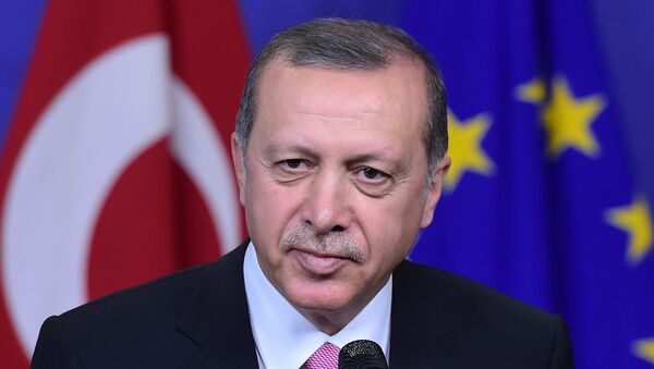 Recep Tayyip Erdogan, presidente de Turquía - Sputnik Mundo