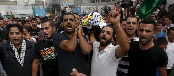 Funeral del niño palestino Abed al Rahman Obeidalah - Sputnik Mundo