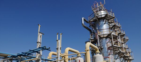 Estación de compresores en la región de Járkov, Ucrania Estación de compresores en la región de Járkov, Ucrania - Sputnik Mundo