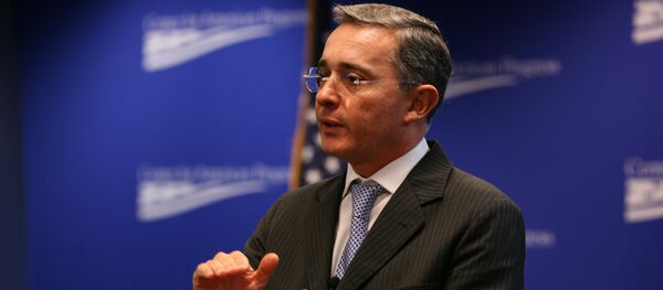 Álvaro Uribe, expresidente de Colombia - Sputnik Mundo