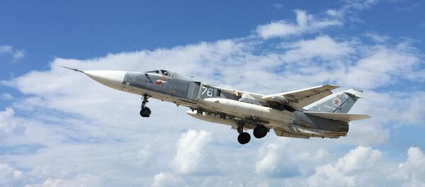 Avión Su-24 ruso en Siria (archivo) - Sputnik Mundo