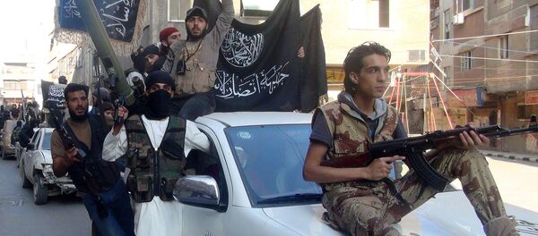 Combatientes del grupo terrorista Frente al Nusra - Sputnik Mundo