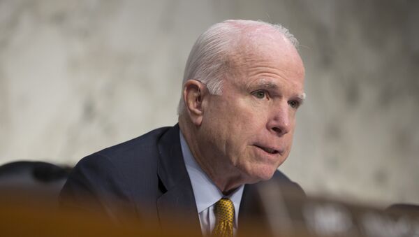John McCain, presidente del Comité de Fuerzas Armadas del Senado de EEUU - Sputnik Mundo