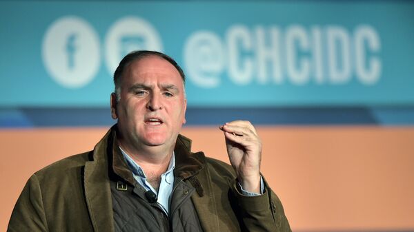 José Andrés, chef español en EEUU - Sputnik Mundo