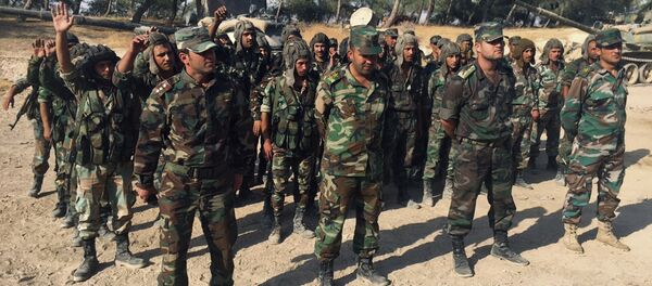 Militares sirios (archivo) - Sputnik Mundo
