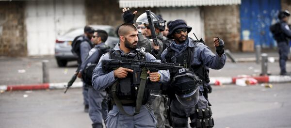 Policías israelíes - Sputnik Mundo